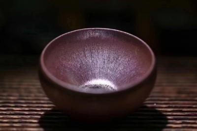 呈祥建盏日记-【作者】黎跃龙
【品名】金龙玉毫
【规格】8.5 x 5.5 cm
【制作【图2】