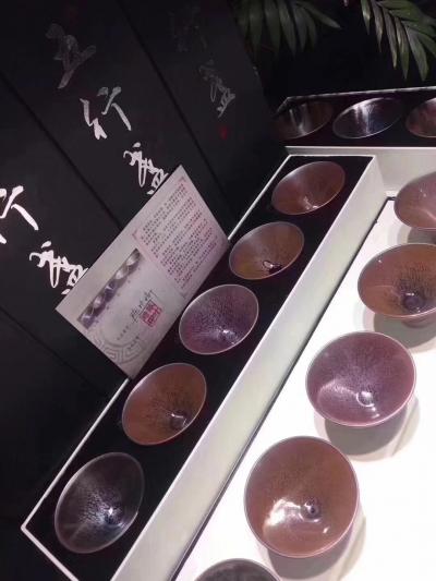 呈祥建盏日记-【传统工艺】建窑建盏
          五行盏系列：
    金、木、水、【图6】