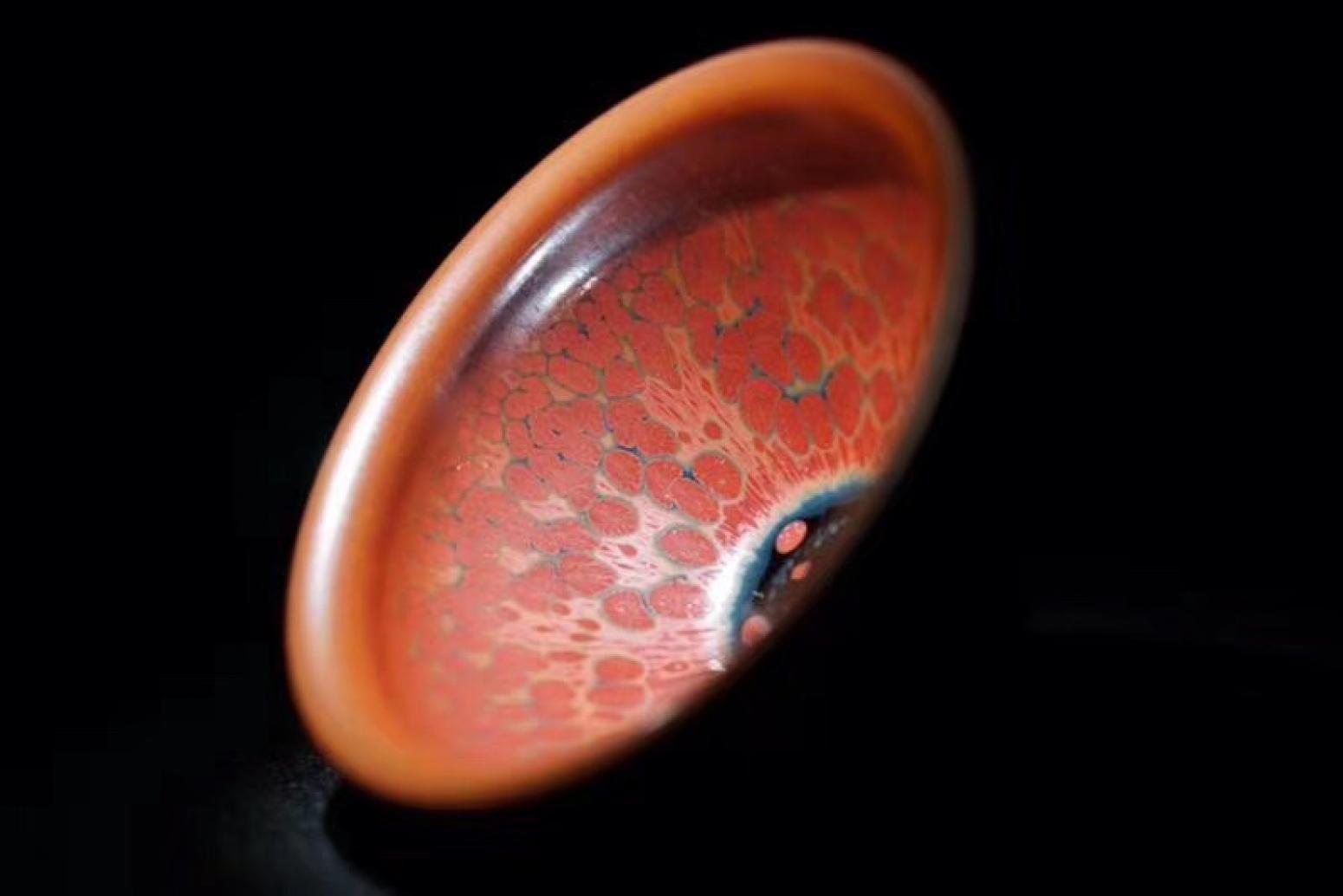 呈祥建盏手工作品《红日》【图0】