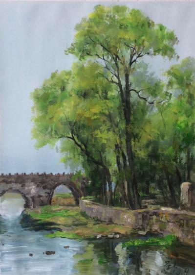 宋德发日记-近期准备出售的油画、水粉作品，喜欢的聊我【图3】