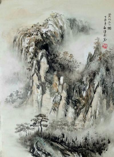 陈刚日记-下了一天一夜的雨，今天重新申请了网络，没有网络真不知道要干什么，除了画画就是画画【图2】