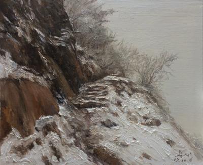 宋德发日记-油画50*60cm价格788元，联系电话13915167319【图1】