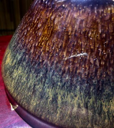 呈祥建盏日记-厦门文博会-海峡工艺精品奖，《龙窑柴烧窑变釉绿毫束口壶》已入围第五届海峡工艺精品【图5】