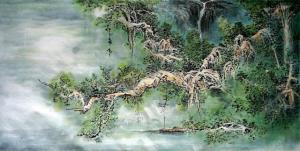 艺术品图片：艺术家杨柏欣国画作品名称《【清夏】   作者 杨柏欣》价格960.00 元