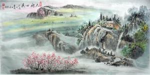 杨柏欣国画作品《【大地回春】  作者  杨柏欣》价格960.00元