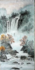 杨柏欣国画作品《【山高水长】  作者 杨柏欣》价格960.00元