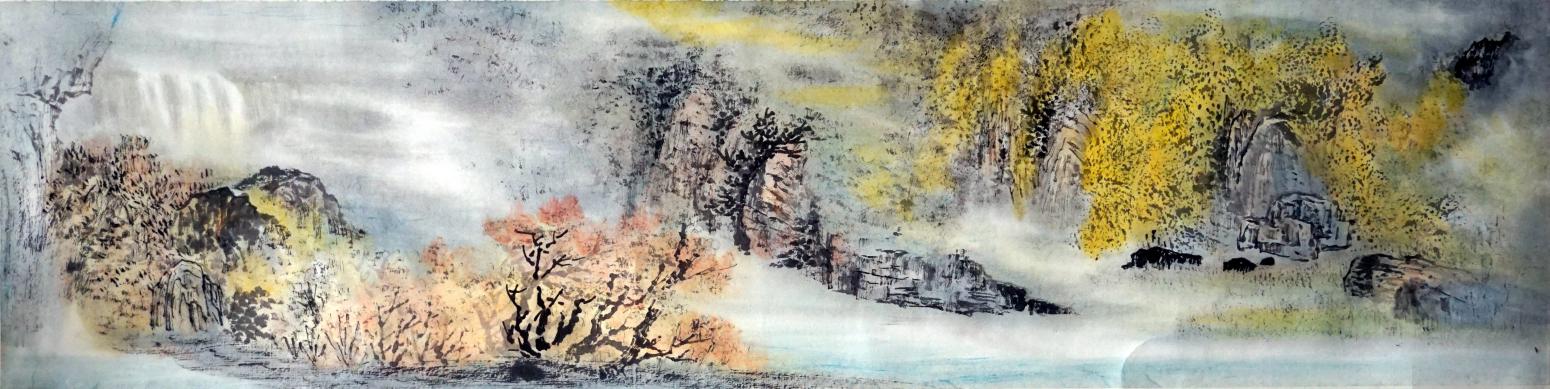 杨柏欣文玩杂项作品《【峡谷秋色】  作者 杨柏欣》【图0】