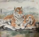 于永强日志-双雄 66x66斗方作品 作于九月【图1】