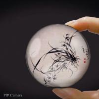 艺术家周牧天生活:周牧天水墨兰花【图1】