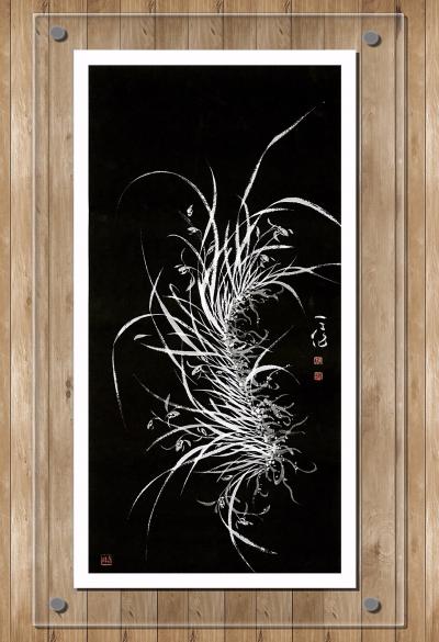 周牧天生活-周牧天水墨兰花【图2】