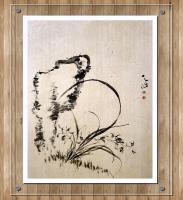 艺术家周牧天生活:周牧天水墨兰花【图0】