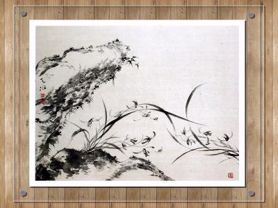 周牧天生活-周牧天水墨兰花【图3】