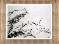 艺术家周牧天生活:周牧天水墨兰花【图2】