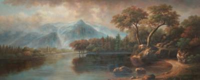 黄联合日记-欧式古典风景油画60x140cm【图1】