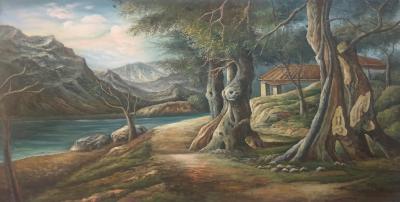 黄联合日记-黄联合  布面油画作品【图1】