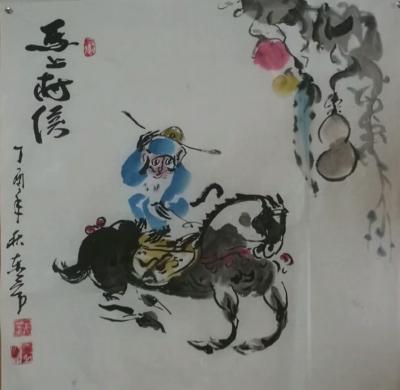 王东帝日记-战马系列，马上封侯系列，杨门女将系列，徐悲鸿战马系列，优惠供应！！——王东帝【图4】