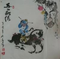 艺术家王东帝日记:战马系列，马上封侯系列，杨门女将系列，徐悲鸿战马系列，优惠供【图3】