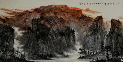 于立江日记-八尺《大岳晨晖》完工【图1】