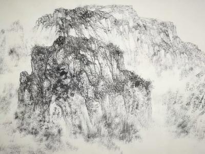 于立江日记-八尺《大岳晨晖》完工【图2】