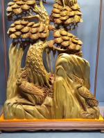 艺术家许海峰收藏:秒2688元，个人收藏出售
《松鹤延年》1号，崖柏，陈化老【图2】