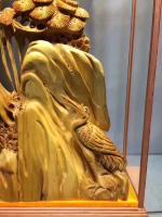 艺术家许海峰收藏:秒2688元，个人收藏出售
《松鹤延年》1号，崖柏，陈化老【图4】