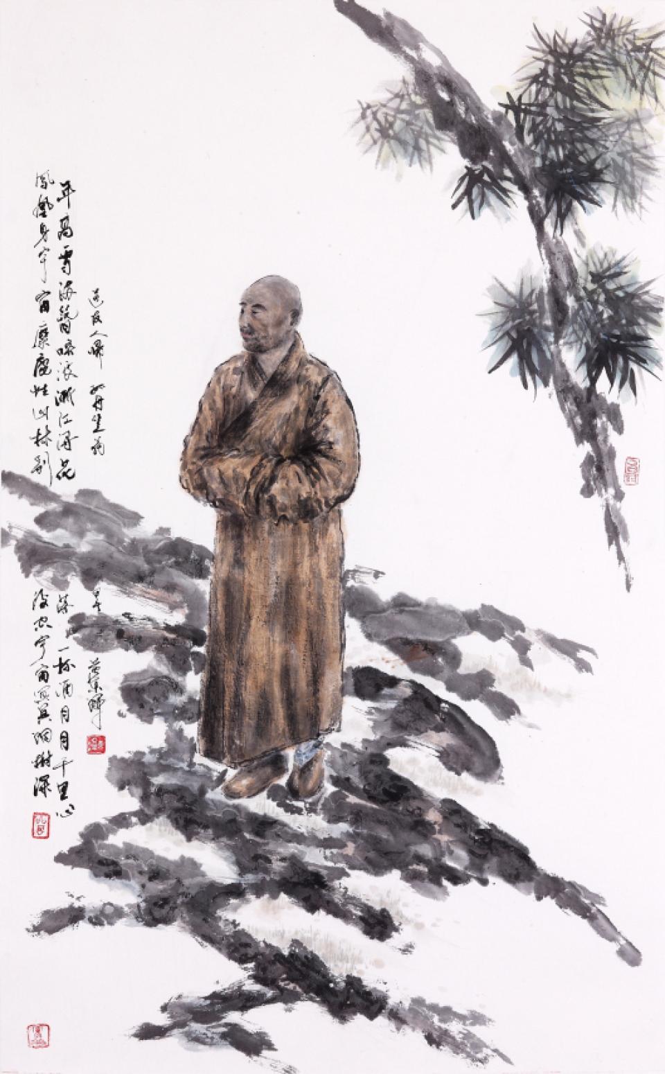 黄东辉国画作品《空-作者黄东辉》