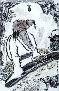 黄东辉国画作品《【卧薪藏胆】作者黄东辉》价格48000.00元