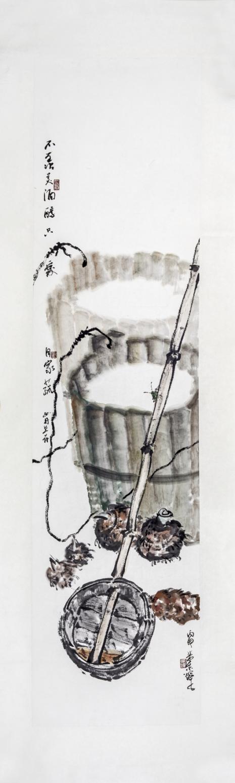 黄东辉国画作品《【回故乡系列】作者黄东辉》【图1】