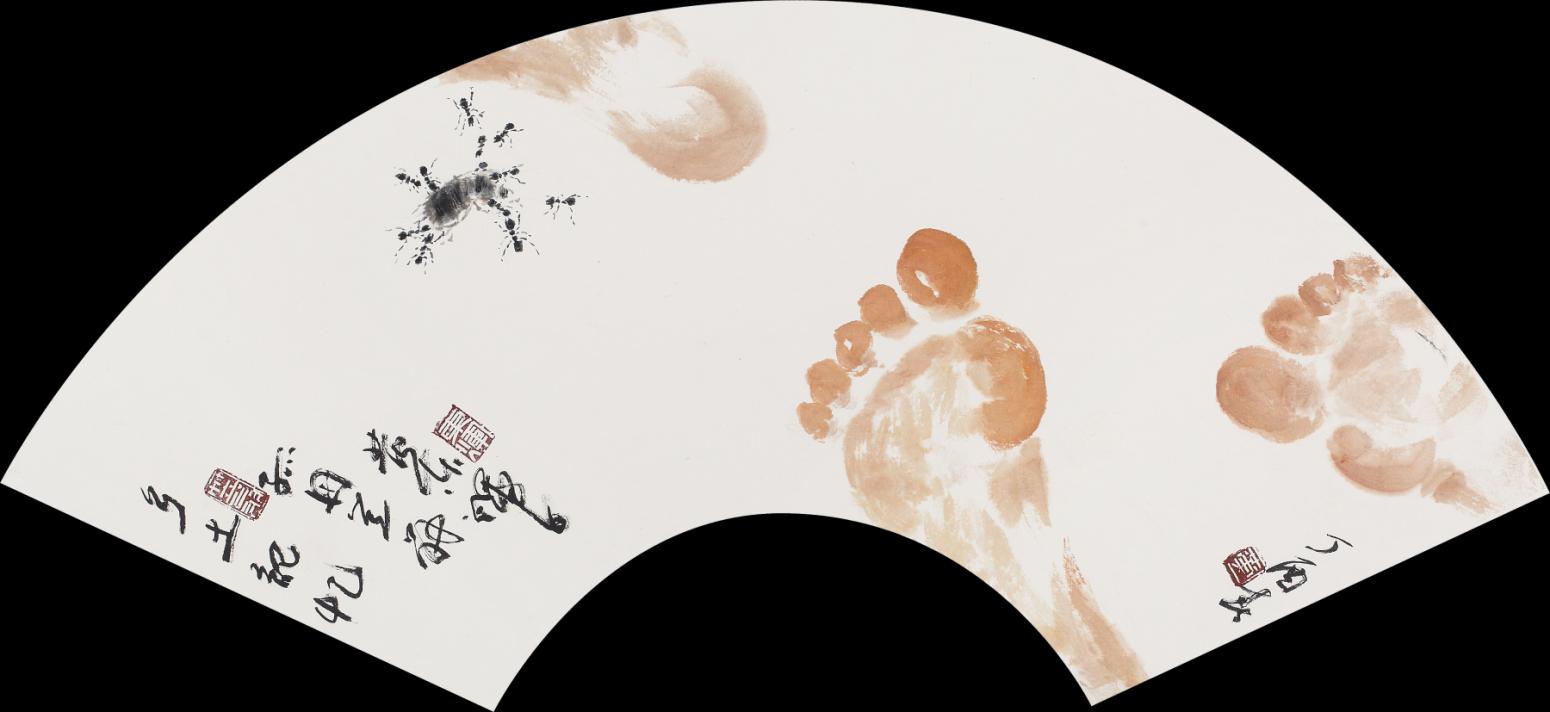 黄东辉国画作品《【乡土记忆】作者黄东辉》