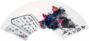 艺术品图片：艺术家黄东辉国画作品名称《【冬闲品句】作者黄东辉》价格7200.00 元