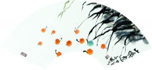 黄东辉国画作品《【山墙边】作者.黄东辉》价格6300.00元