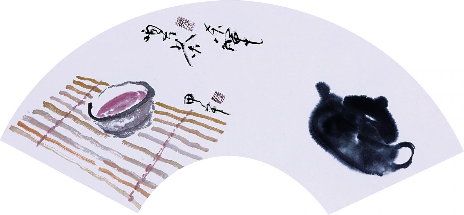 黄东辉国画作品《【四茶图】作者.黄东辉》【图0】