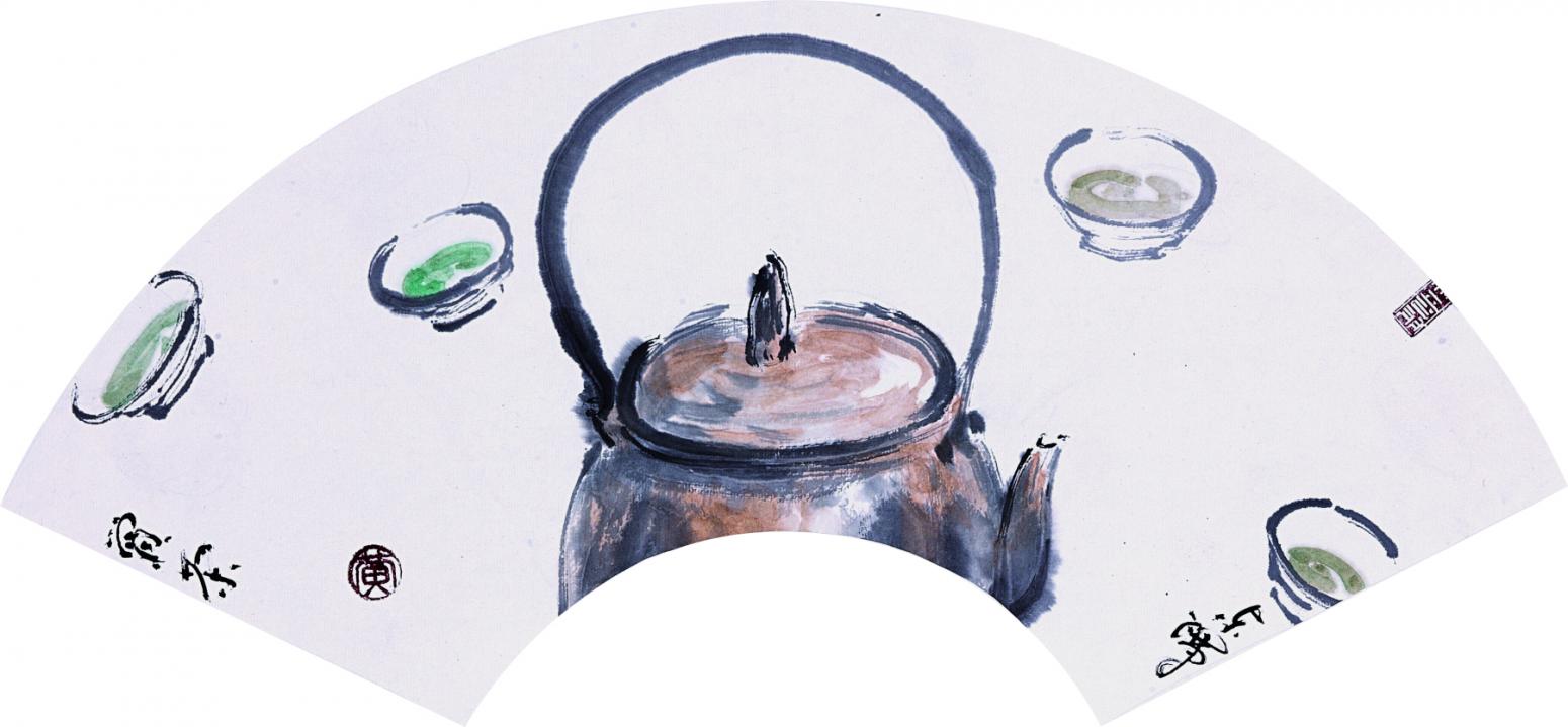 黄东辉国画作品《【四茶图】作者.黄东辉》【图3】