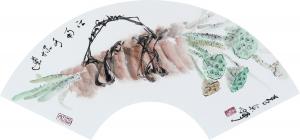 黄东辉国画作品《【江南可采莲】作者.黄东辉》价格6300.00元