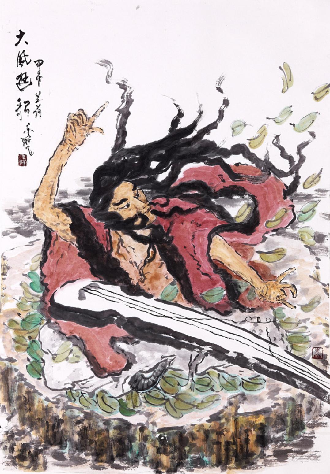 黄东辉国画作品《【大风逛歌】作者.黄东辉》【图0】