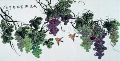 何跃起日记-葡萄：象征甜蜜，团结，事业有成，硕果累累。【图1】