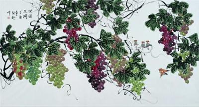 何跃起日记-葡萄：象征甜蜜，团结，事业有成，硕果累累。【图2】