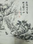 欧凯歌日志-《飛瀑嘻崖壑，輕舟覧河山》178x45cm【图2】