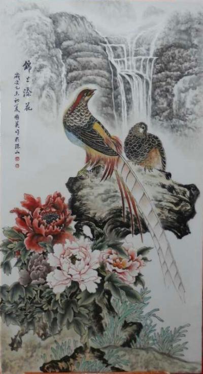 蔡国英日记-釉上彩瓷《锦上添花》喜遇有缘人，出库啦！【图1】