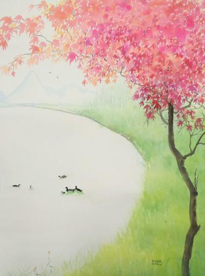 王征明日记-个人艺术简介：王徵明，男，西安美术学院毕业 ，副教授 ，主张：绘画当走向心灵深处【图2】