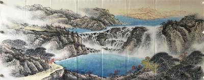 许国华日记-风水画聚宝盆（68x180cm）小6⃣️尺【图1】