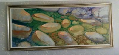 戴建华日记-今天，我创作的《时来运转》作品已经在朋友家挂画……谢谢亲们鼓励支持
周末愉快【图1】