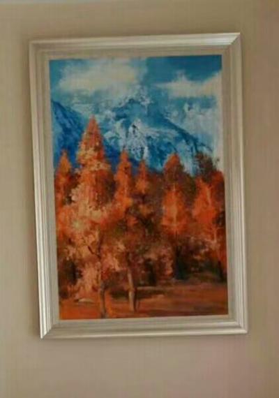 戴建华日记-今天，我创作的《时来运转》作品已经在朋友家挂画……谢谢亲们鼓励支持
周末愉快【图2】