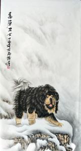 石海博国画作品《高原卫士》价格400.00元