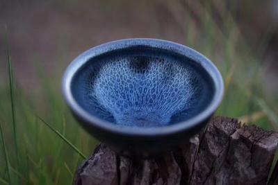 呈祥建盏日记-《墨麟》

手工制作精品·8cm*5cm左右
匠人：谢元辉
实物【图7】