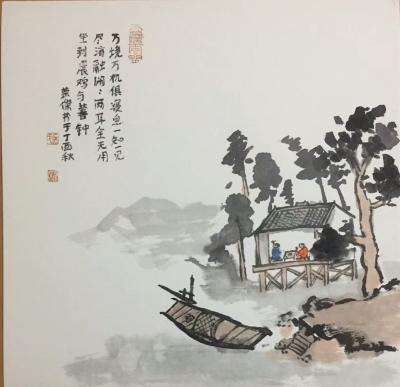 宋荣杰日记-万境万机俱寝息，一知一见尽消融。
闲闲两耳全无用，坐到晨鸡与暮钟。【图1】