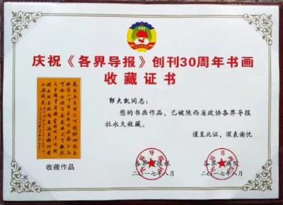 郭大凯荣誉-【图1】