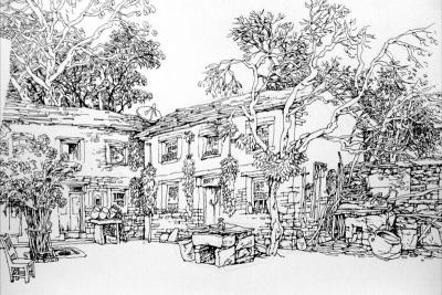 阎敏日记-太行山村写生【图1】