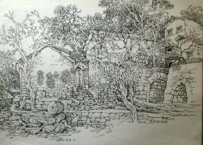 阎敏日记-太行山村写生【图2】