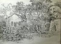 艺术家阎敏日记:太行山村写生【图1】